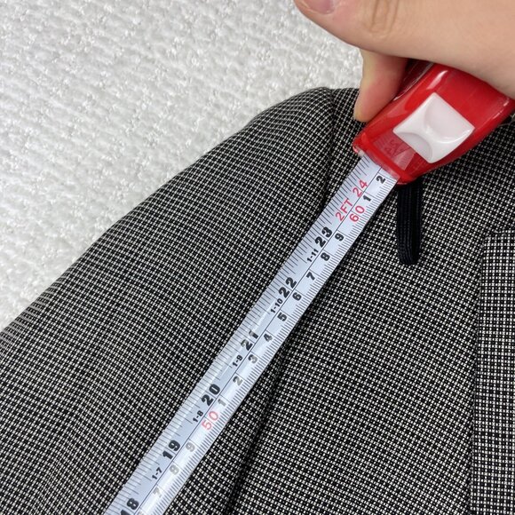 Canali Italy Blue Label Super 130 White / Black Abstract AOP Two Button Suit 54L - Picture 11 of 16